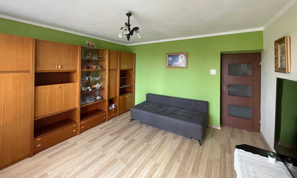 2 pokoje + salon, duży balkon, winda