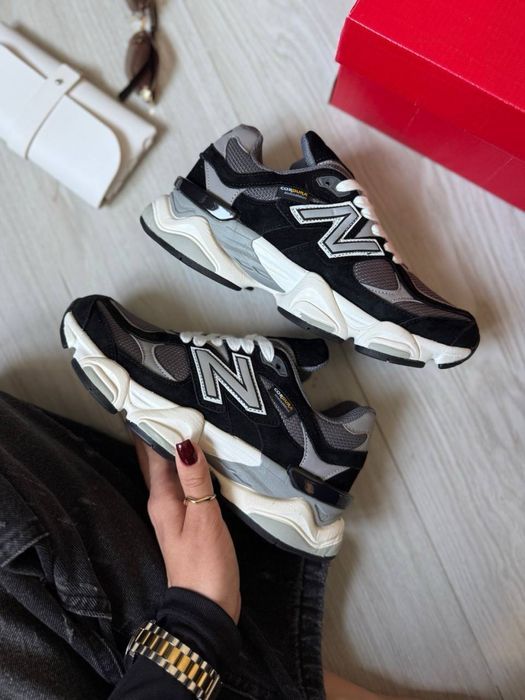 New Balance 9060 Grey Cordura (Термо) утеплені кросівки унісекс 36-45