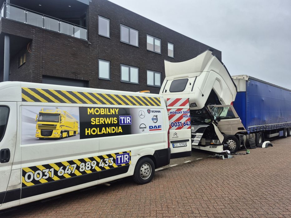 Mobilny Serwis Opon Ciężarowych TIR Holandia Belgia Niemcy
