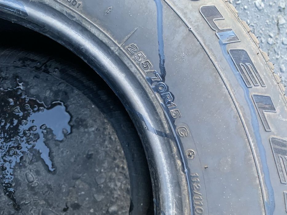 Шина нова 255/70 R15C 1шт Bridgestone, всесезон