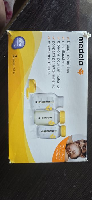 Пляшечки для годування Medela 150 мл зі смарт-сосками Calma, набір