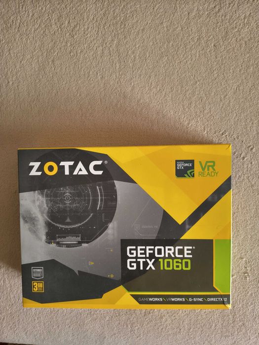 Sprzedam kartę graficzną ZOTAC GEFORCE GTX 1060 3GB