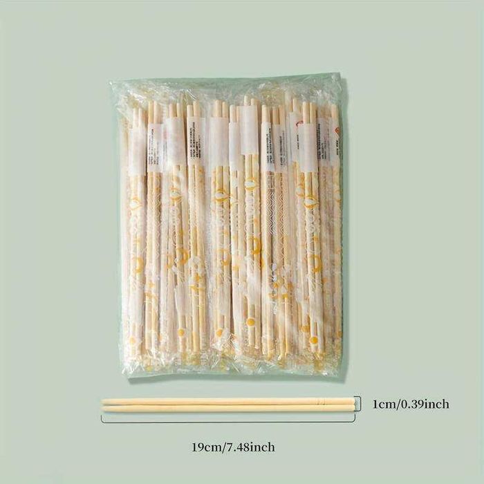 Pauzinhos chineses comida chinesa bambu descartaveis Hashi Sushi NOVOS