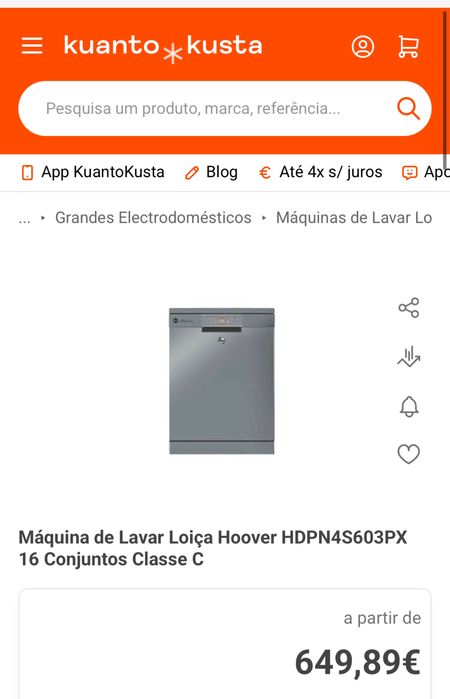 Máquina lava loiça