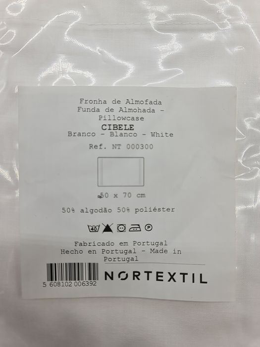 Fronha de almofada Nova branca 50 x 70
