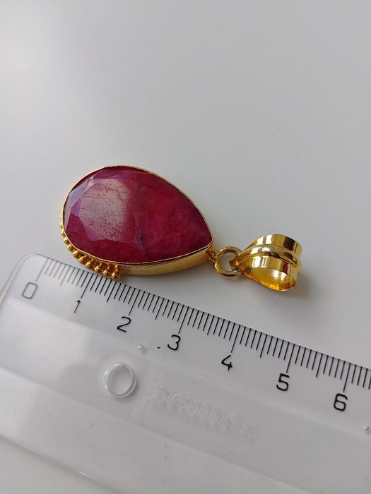 Підвіска рубін, вінтаж