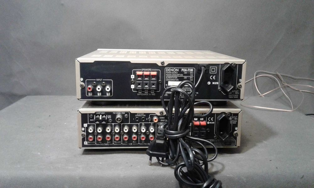 DENON POA-F100,DENON AVR-F100,zestaw stereo