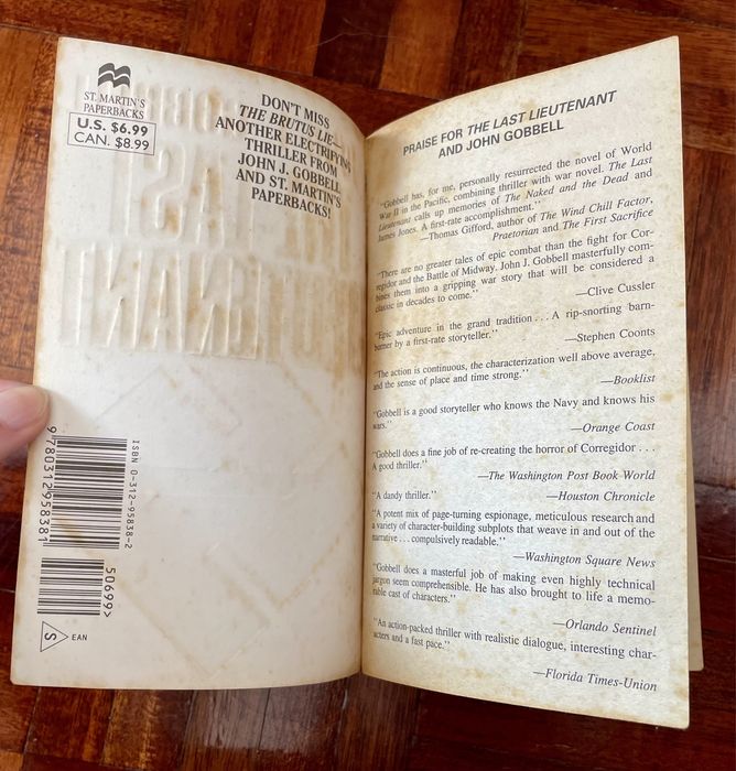Livro: "The Last Lieutenant", de John J. Gobbell