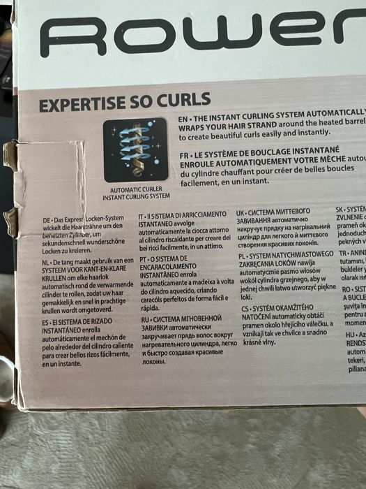 Rowenta modelador de cabelos automático So Curls