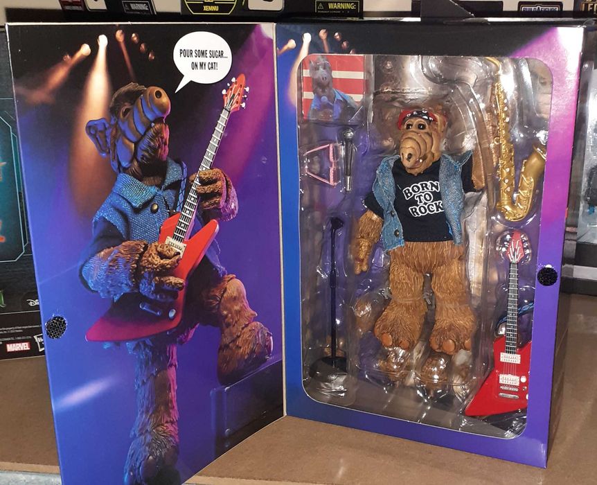 ALF Ultimate Born to Rock Alf Figurka 15 cm NECA