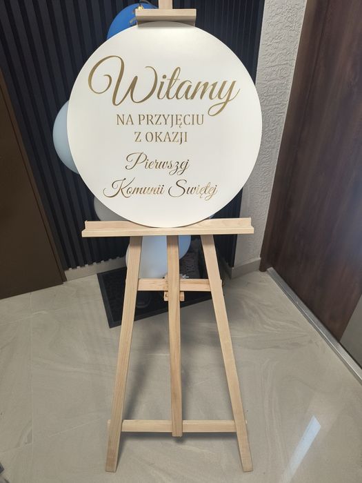 Tablica powitalna Komunia Święta