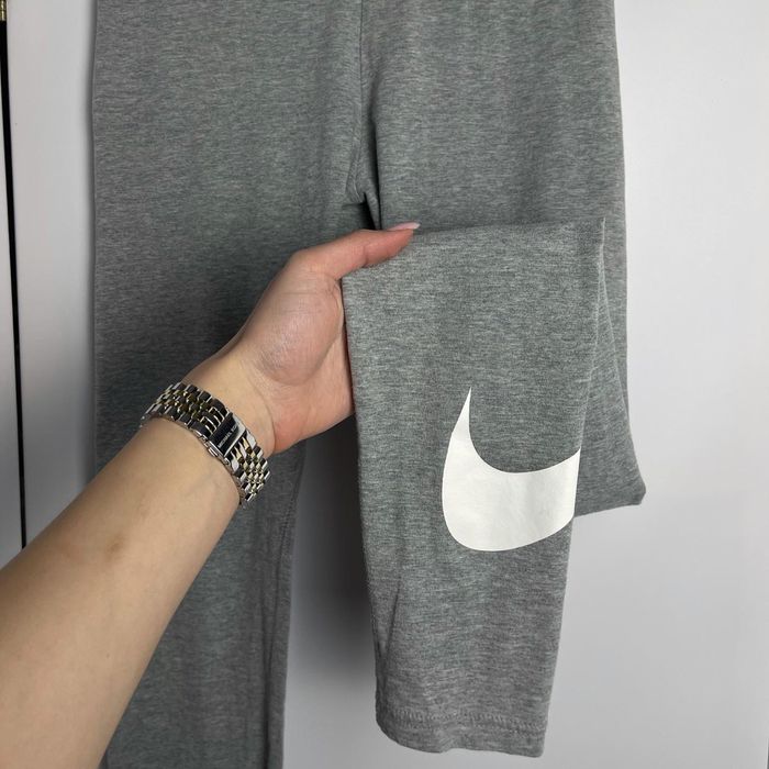 Спортивні лосіни nike just do it swoosh сірі леггінси найк оригінал