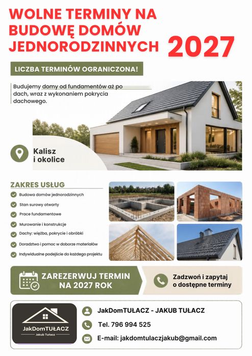 Uslugi budowlane- FUNDAMENT AZ PO DACH