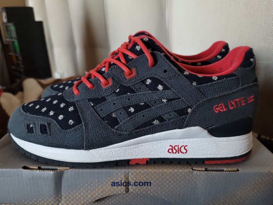 BAIT x asics Gel-Lyte III Nippon Blues US 8 druga para