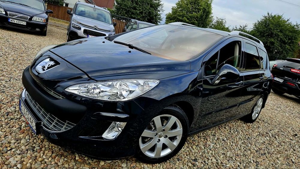 Peugeot 308 2010r. 1.6 16V 109km, 7 osób alu klima android zamiana