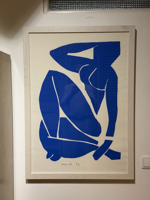 Serigrafia moldurada do artista Henri Matisse