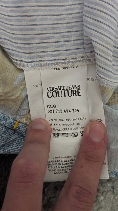 Versace couture рубашка