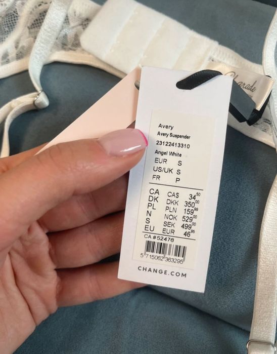 Pas do pończoch i komplet Change