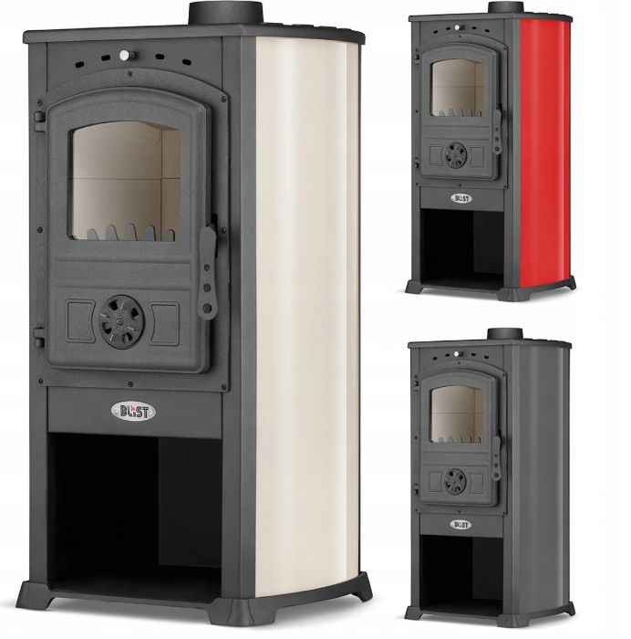 Piec piecyk koza kominek PERFECT 10kW żeliwny