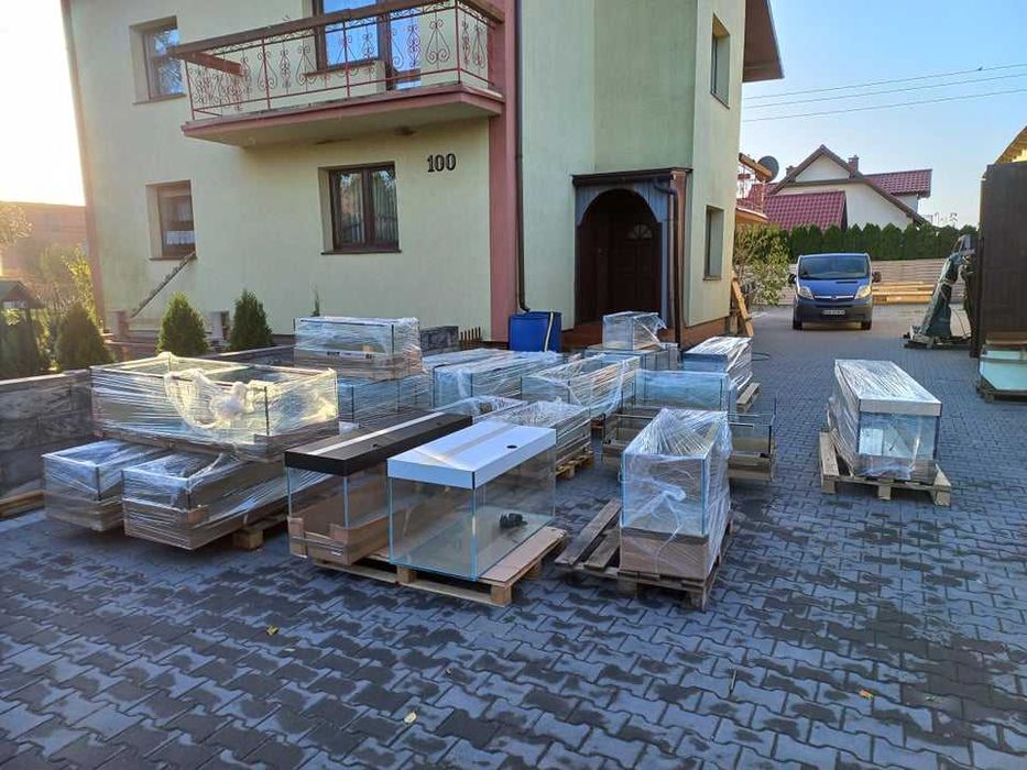 Akwarium proste 60x30x40 - 72 litrów OPTIWHITE
