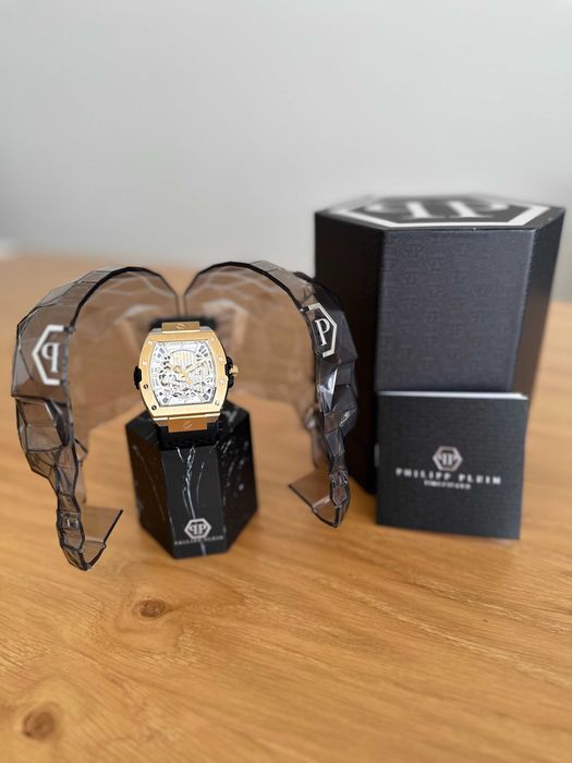 Relógio Philipp Plein Automático 44mm – Novo (Com caixa, garantia e fatura)