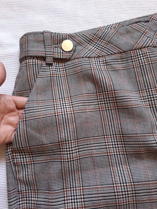 Новые зауженные брюки в клетку, укр размер 50