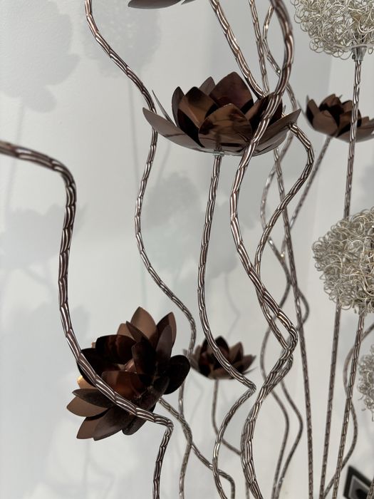 Candeeiro decorativo com luzes