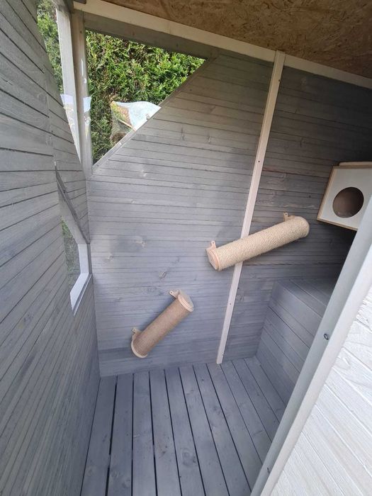 Domek Ogrodowy z wybiegiem dla Kota