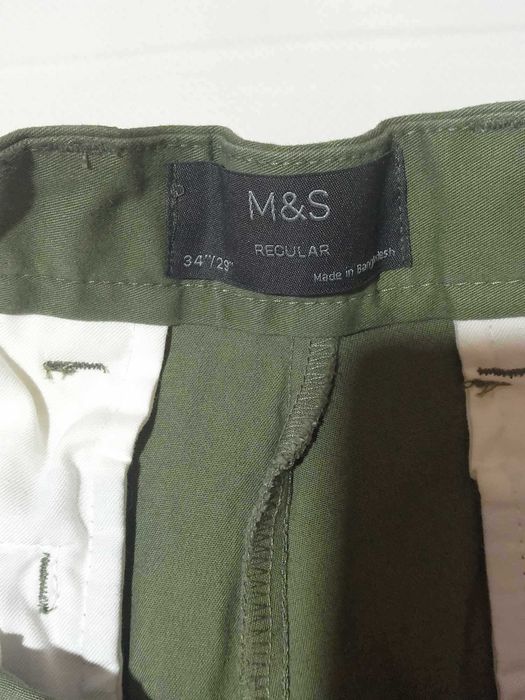 Штани чоловічі регуляр regular брюки бавовняні котонові хакі