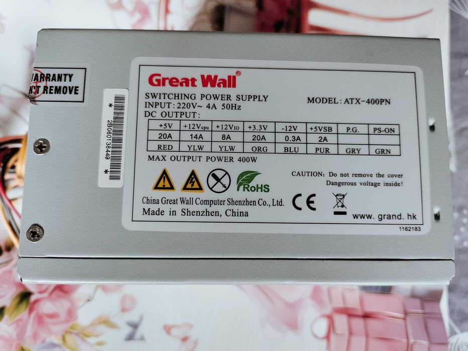 Брендовий блок живлення Great Wall ATX-400PN 400W