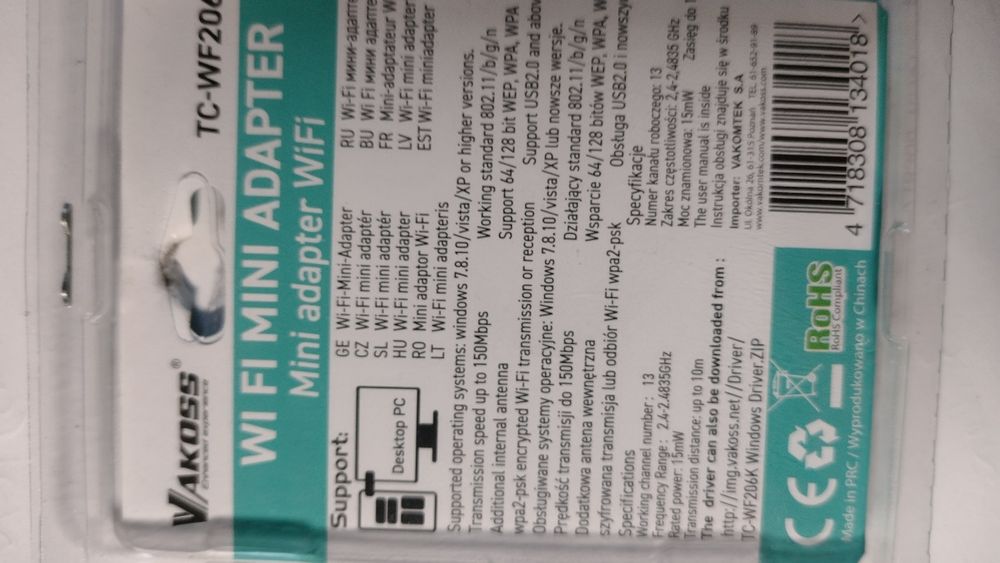 Adapter USB wifi