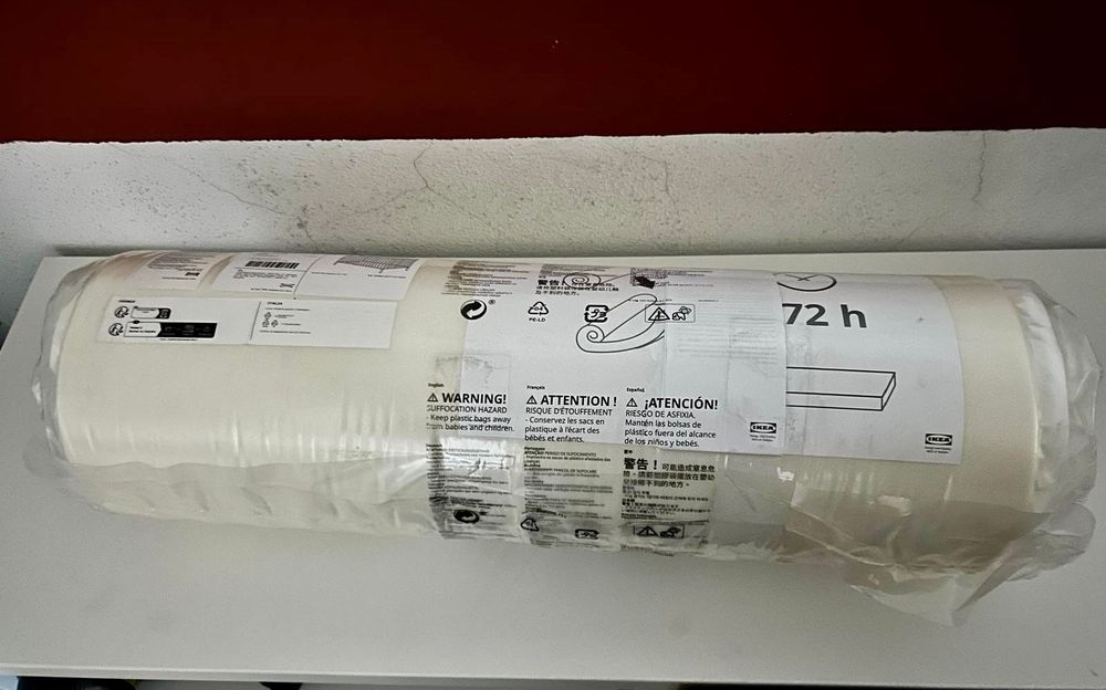 Colchão novo cama bebé ainda na embalagem original  sem uso 60cm x 120cm