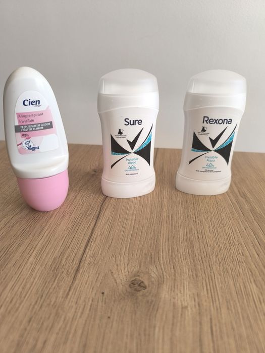 Nowe antyperspiranty Rexona, Sure, Cien | Zestaw lub na sztuki