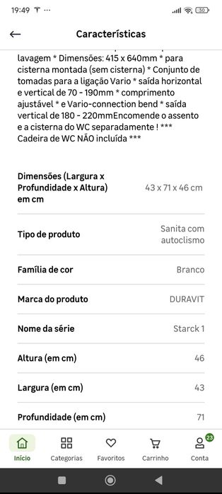 Sanita e Bidé STARCK 1 Duravit