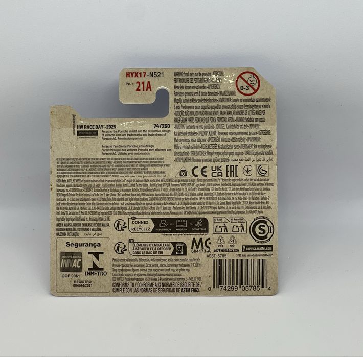 Hot Wheels Porsche 911 GT3 Race Day 2025 samochodzik kolekcjonerski