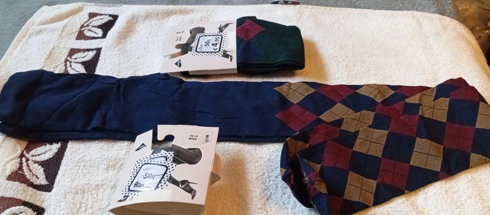 Rajstopy S nowe komplet