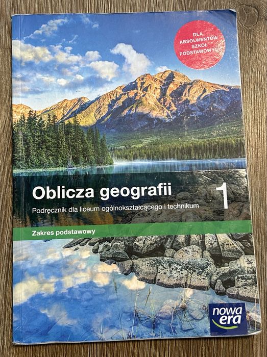 Podręcznik do geografii klasa 1 liceum/technikum zakres podstawowy