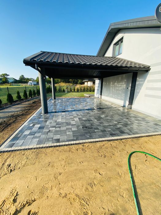 Od 30 zlm2 Układanie kostki brukowej  Profesjonalne usługi brukarskie