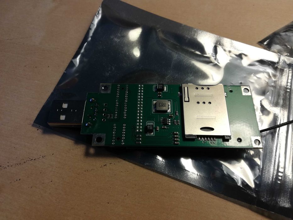 SIMCOM SIM7600E LTE GPS Mini Moduł Pcie + adapter USB + Antena 4G