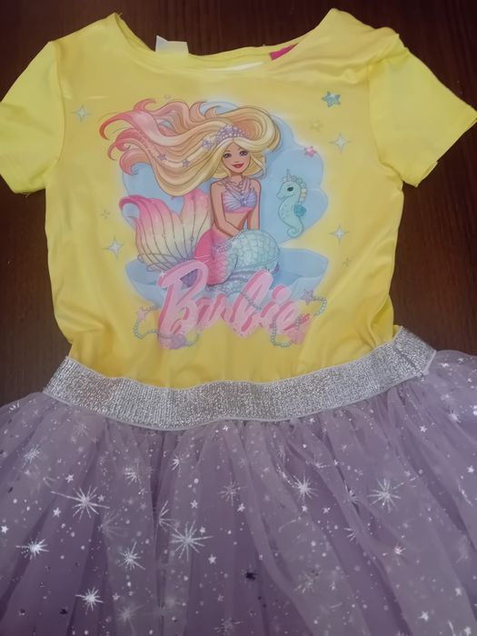 Fato Carnaval Barbie 5-7 anos novo c/etiqueta