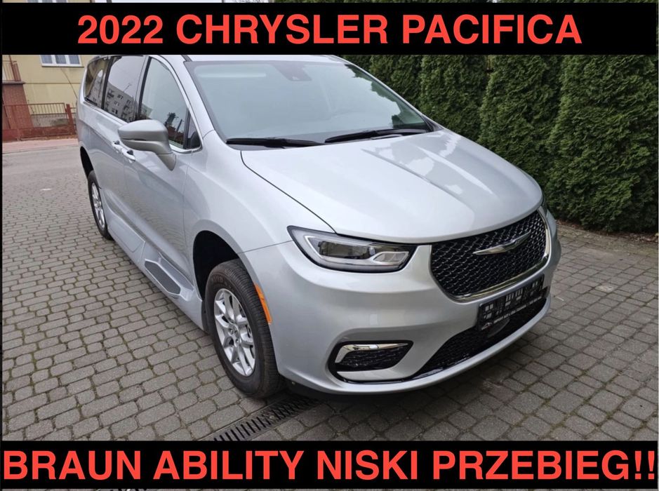 Chrysler Pacifica 2022 BRAUNABILITY jak nowy! Niski przebieg!