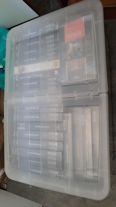 O Terceiro Reich (coleção completa de 40 cassetes VHS por abrir)