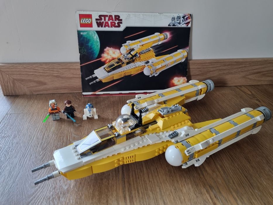 LEGO Star Wars 8037 Anakin's Y-Wing Starfighter (100% kompletny)