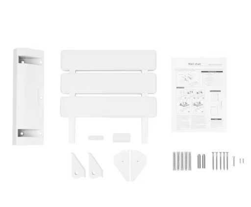 Assento de chuveiro dobrável a 90 °