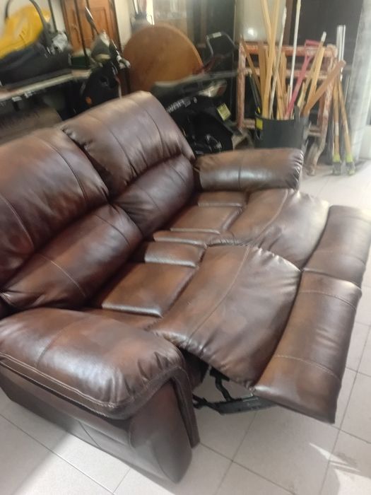 Sofa castanho ..