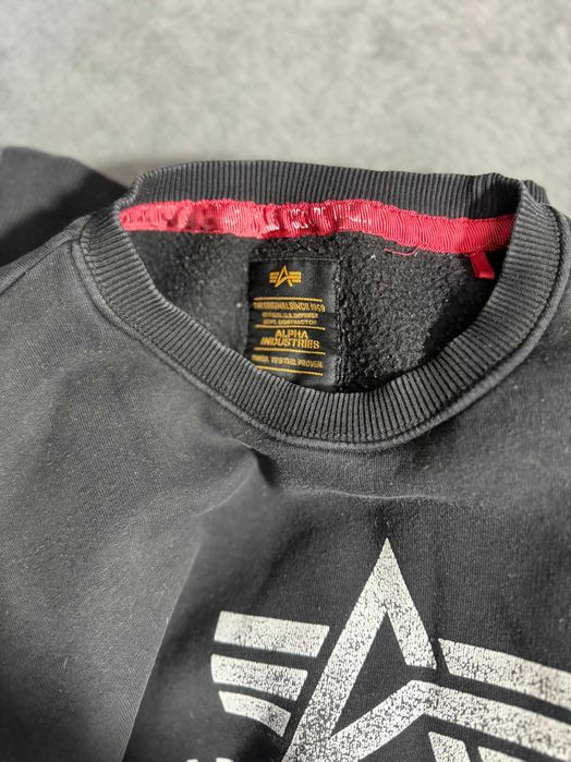 Bluza Męska Alpha Industries czarna rozmiar L