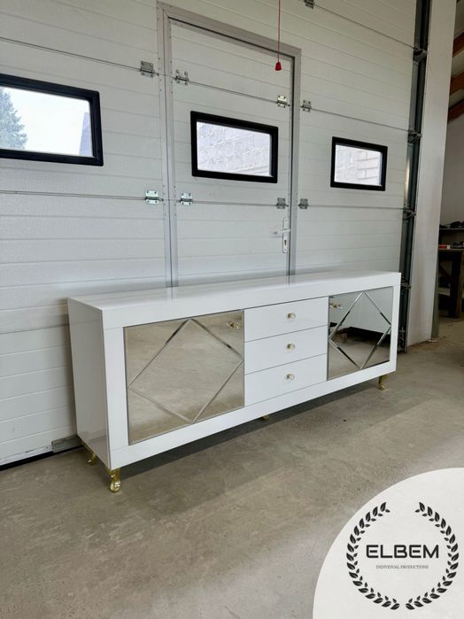 Komoda Glamour / Biały lakier