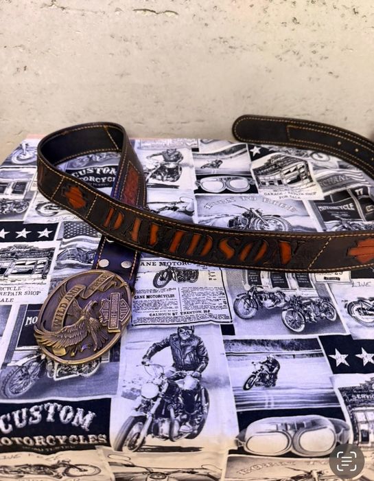Pasek Harley Davidson, długość 120 cm