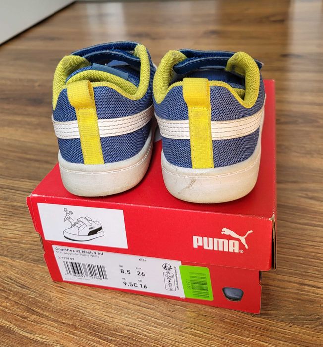 Wiosenne/letnie buty dziecięce Puma Courtflex v2 rozm. 26