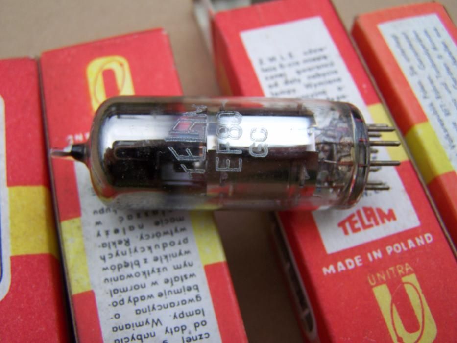 Lampa Elektronowa Unitra TELAM PCF-801 PCL 84 PFL 200 EAA 91 PL 83 PY
